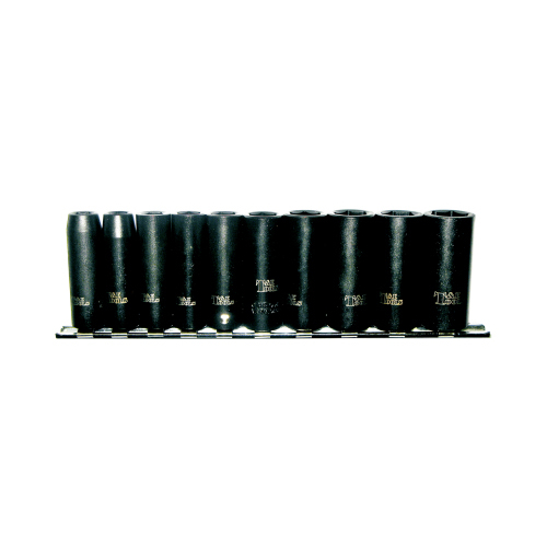 No.97214 - 10 Piece 1/4"Drive Metric Deep Impact Sockets