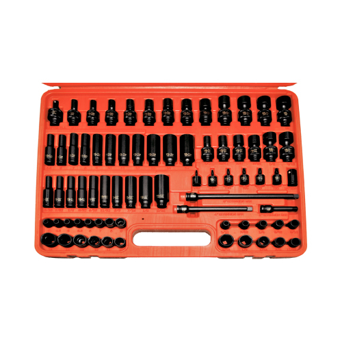 No.97274 - 74Pc. 1/4"Drive Standard & Deep, Universal Impact Socket Set