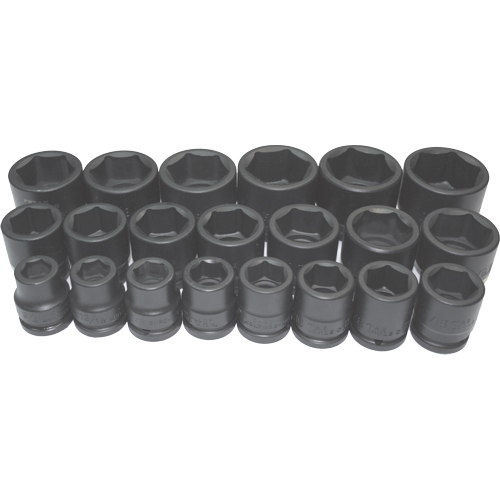 No.97622 - 22 Piece 1" Drive SAE Impact Sockets