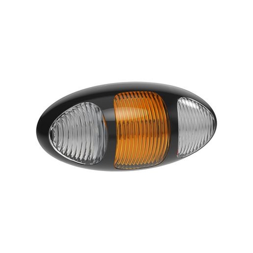 Led Twin Function Front Lamp With Front Indicator Marker 12/24V 3 Wire Single - 97WIM