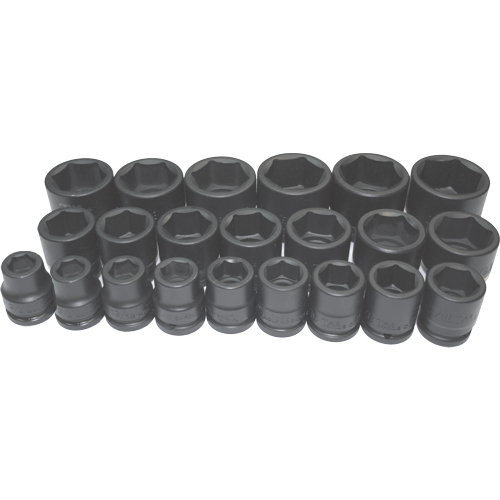 No.98622 - 22 Piece 1" Drive Metric Impact Sockets