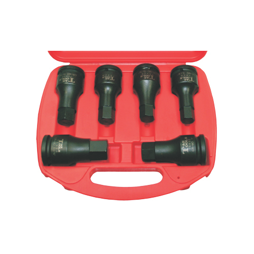 No.98708 - 6 Piece SAE In-Hex 3/4" Drive Impact Sockets