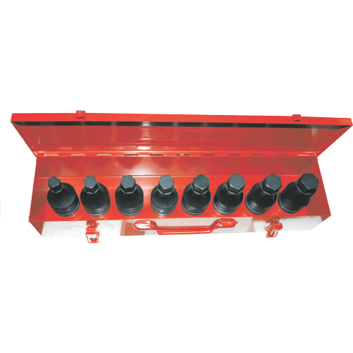 No.98712 - 8 Piece Metric In-Hex 1" Drive Impact Sockets
