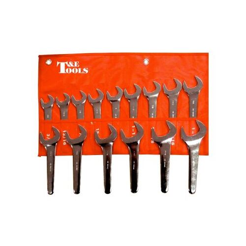 15 Piece SAE Open End Service Wrench Set