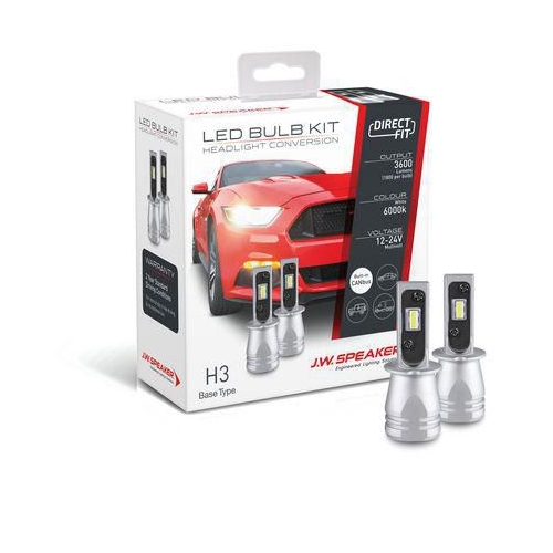 Speaker H3 LED Direct Fit Bulb Kit 12/24V 6000K - 999003