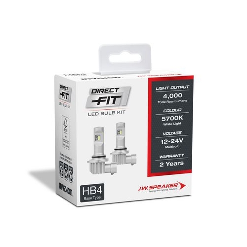 JWSpeaker HB4 LED Direct Fit Bulb Kit 12/24V - 999006DPF