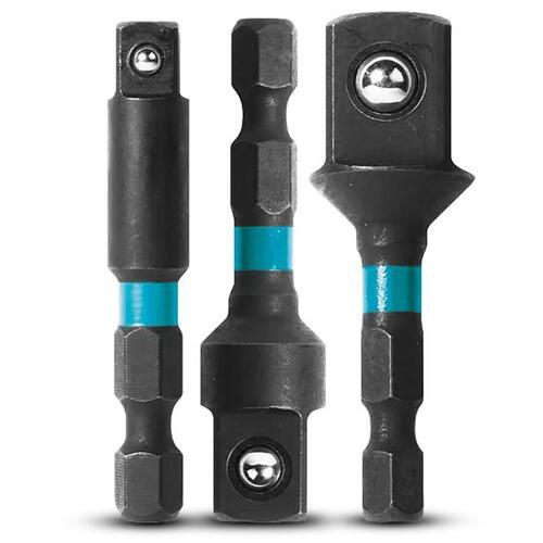 Makita A-97673 3pce 50mm Socket Adaptor Impact-X Set