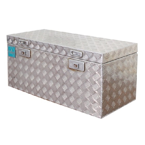 REC Series Top Opening Ute Toolbox – 2.5mm Marine Grade Aluminium Checker Plate - A-RECBCS0904040