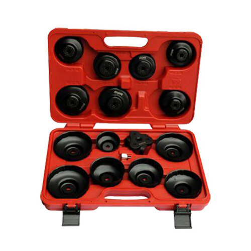 16 Pc Oil Filter Cap Wrench Set