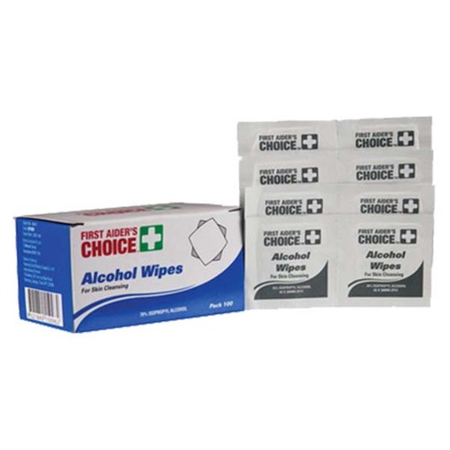 Alcohol Wipes Pack of 100 Fac 55 X 102 X 53