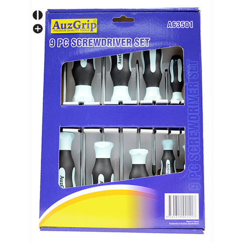 9 Pc Screwdriver Set