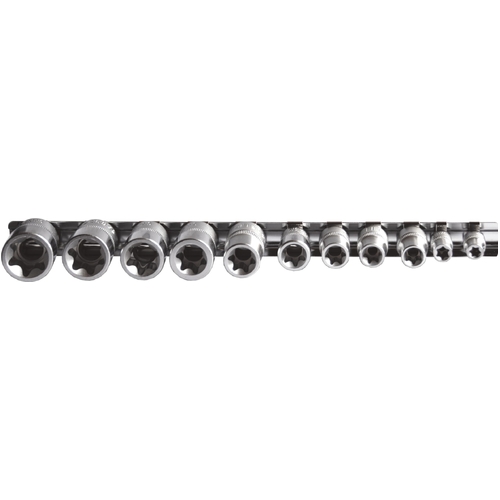 11 Pc 3/8'' Sq. Dr. E Torx Socket Set