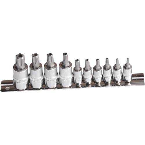 10 Pc Tamper Proof Torx Bit Socket Set