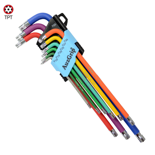 9 Pc Extra Long Tamper Proof Torx Key Set