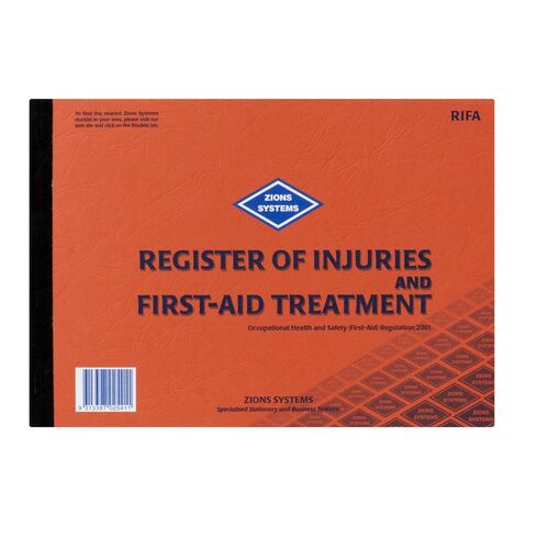 Register Of Injuries
