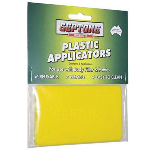 Septone Plastic Applicator Body Filler And Putty Large 3 Pack