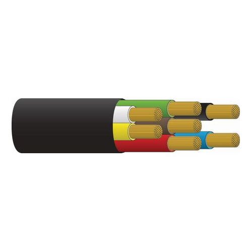 OEX 3mm 7 Core Trailer Cable, With Black Sheath - 30m Roll