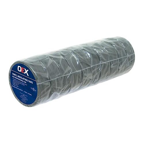 Adhesive PVC Insulation Tape 19mm 18.3m 10Pkt