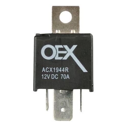 OEX Mini Relay 12V Normally Open 70A - Resistor Protected