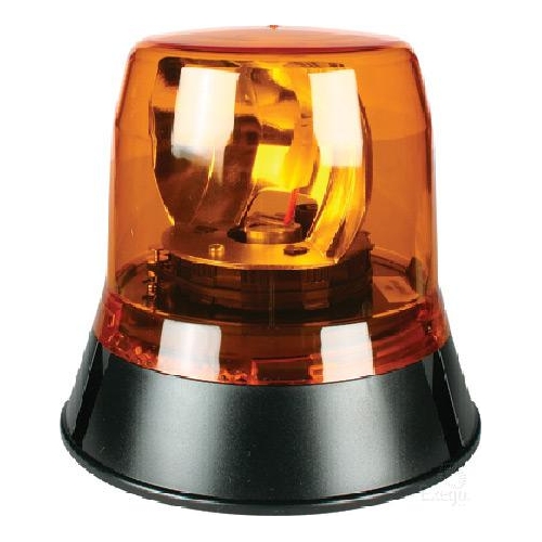 Ecco Halogen Beacon Amber 12 or 24V Permanent Mount