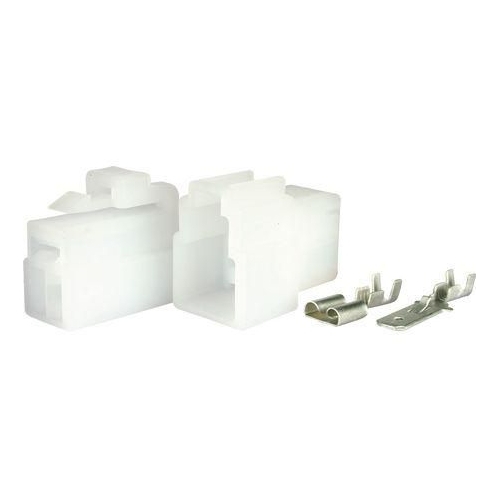 3 Pole Connector Male/Female White - 1 Kit