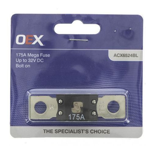 ACX6524BL - OEX Mega Fuse, 175A Bolt On - Single Pack - ACX6524BL