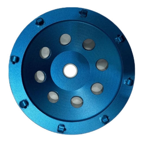 180mm 8 PCD Seg Diamond Cup Wheel (Blue) - AD-180-PCD
