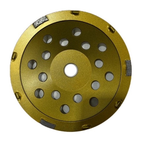 180mm Hybrid PCD Diamond Cup Wheel (Gold) - AD-180CW-HPCD
