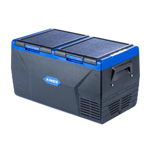 Kings Escape 20 Fridge/Freezer | 12V & 24V | Fits 30 Cans | Digital LED Display | Reversible Lid