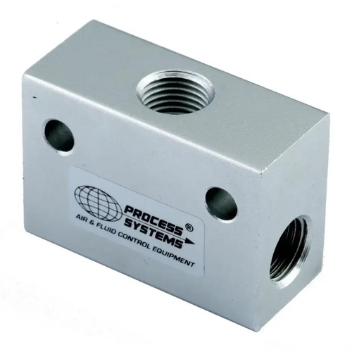 1/4" BSP Aluminium Shuttle Valve