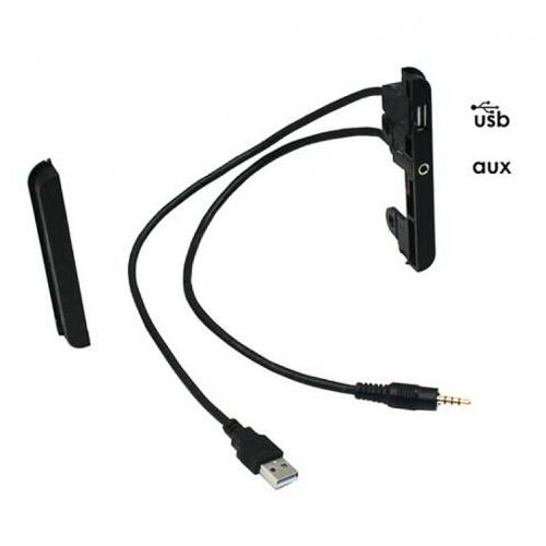 Usb & Aux Facia Double Din Toyota Subaru 2012-
