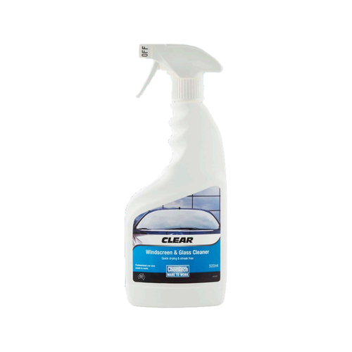 Clear Windscreen & Glass Cleaner 750mL Chemtech - AVCT750