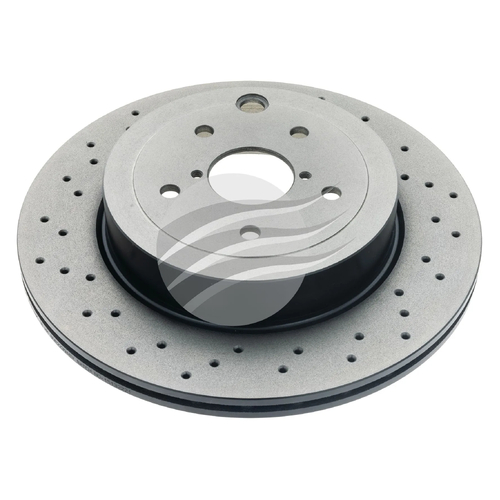 Rear Rotor Slotted and Drilled - BDR22394EV
