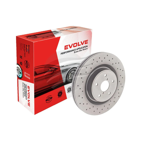 Front Rotor Slotted and Drilled 340mm - BDR22395EV