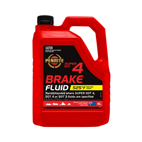 Super Dot 4 Brake Fluid 4L