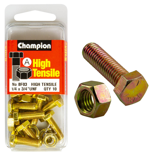 3/4"X1/4 Fully Threaded Set Screws & Nuts