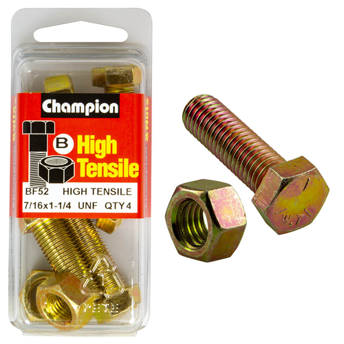 1-1/4"x7/16 Fully Threaded Set Screws & Nuts