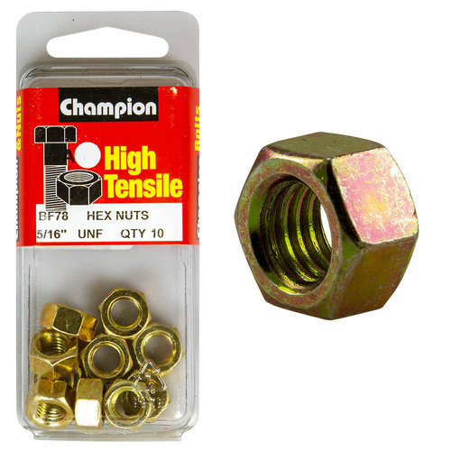 5/16" UNF Hex Nuts