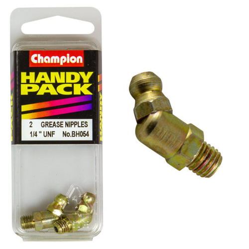 Handy Pack Grease Nipples 1/4"UNF 45deg CN