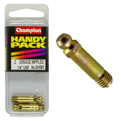 Handy Pack Grease Nipples 1/4"UNF x 1-1/4"long CN