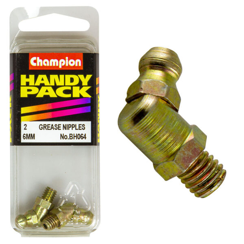 Handy Pack Grease Nipples 6mm 45deg CN