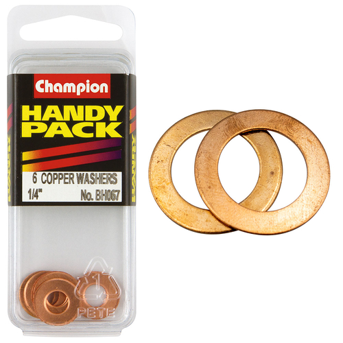 Handy Pack Copper Washers 20g 1/4"x9/16" Flat CWC