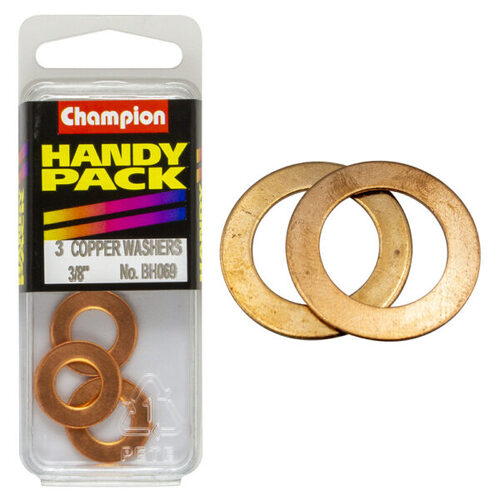 Handy Pack Copper Washers 20g 3/8"x3/4" Flat CWC