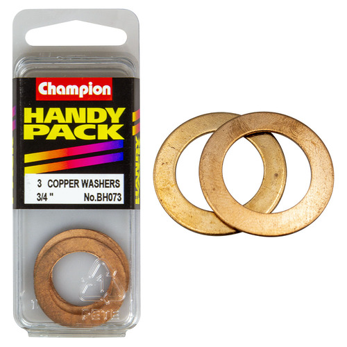 Handy Pack Copper Washers 20g 3/4"x1-1/8" Flat CWC
