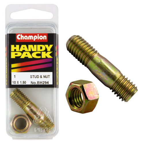 Handy Pack Manifold Stud & Nut 10x1.5x40mm Stud