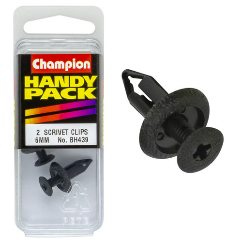 Handy Pack 6mm Scrivet Trim Clip