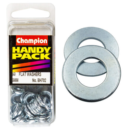 Handy Pack Flat Steel Washer 6mm CWS