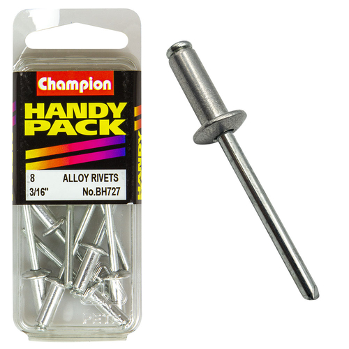 Handy Pack Aluminium Blind Rivet 3/16" medium CAR