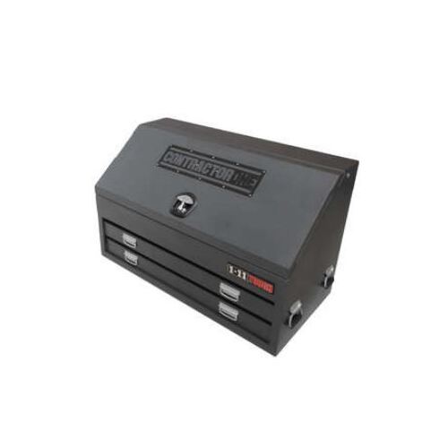 Steel Truck Box, 2 Drawer with WT Lock, Charcoal ( 1210mm Wide )