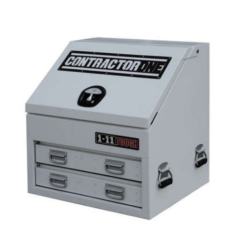 Steel BKAT ContractorOne Truck Box 1-11 White 700mm Wide